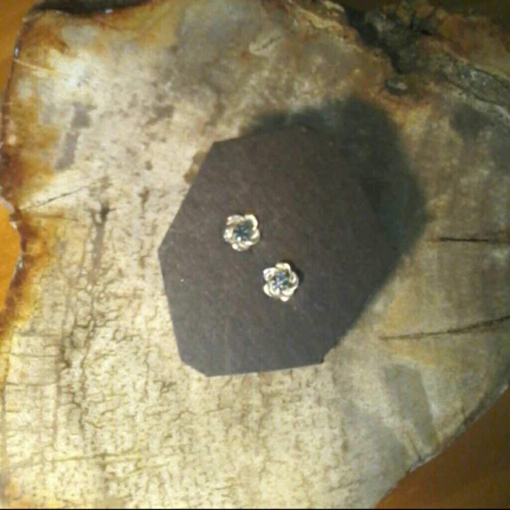 Sterling Saphire Earings